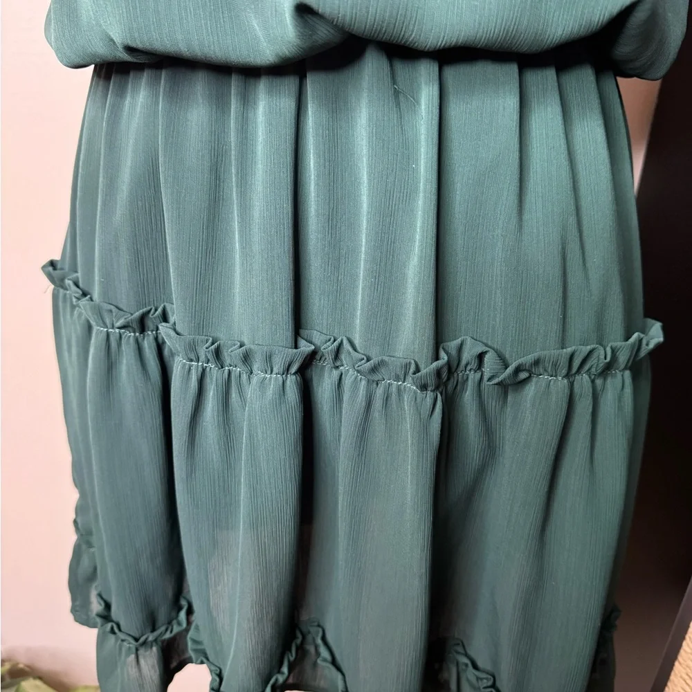 Elegant Green Women's Dress